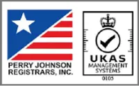 ISO9001/ISO14001 認証（UKAS）