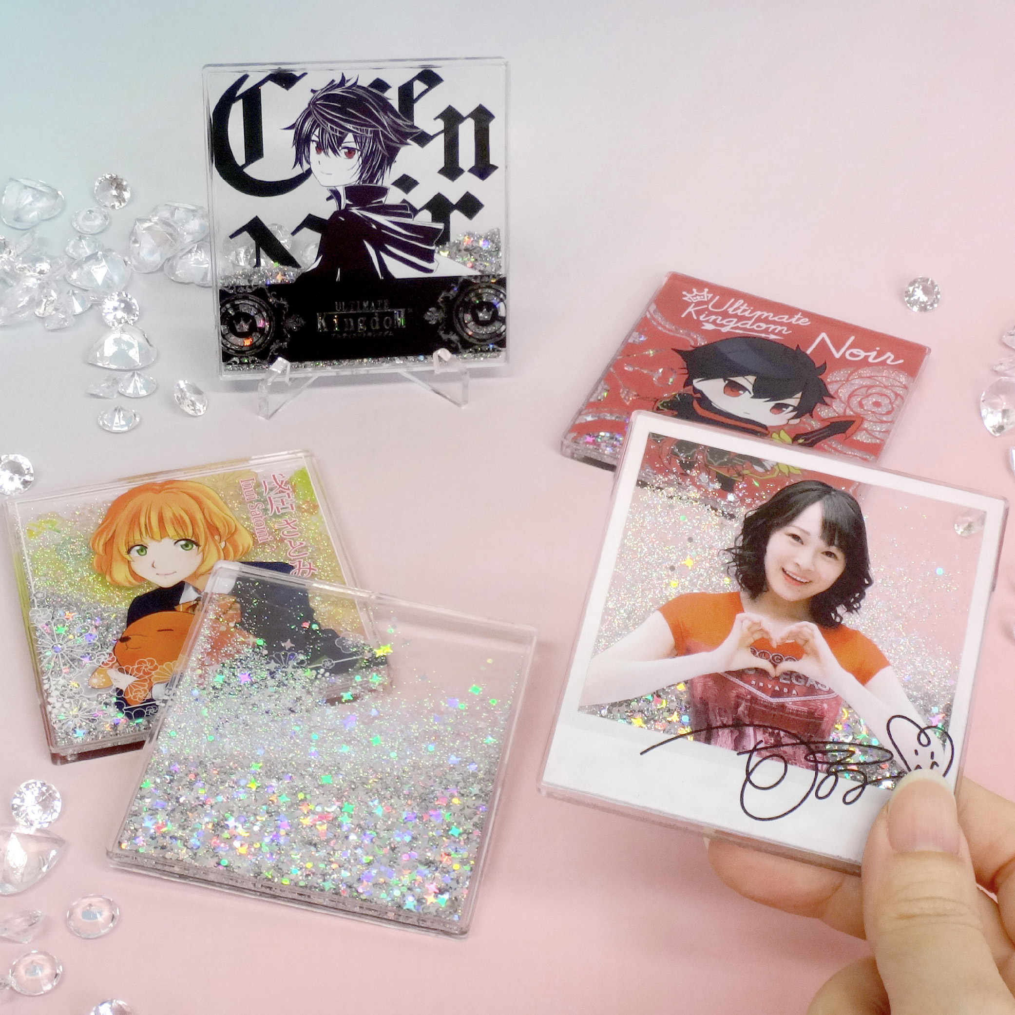 オイルイン アクリルプレート/キーホルダー◆ - 3