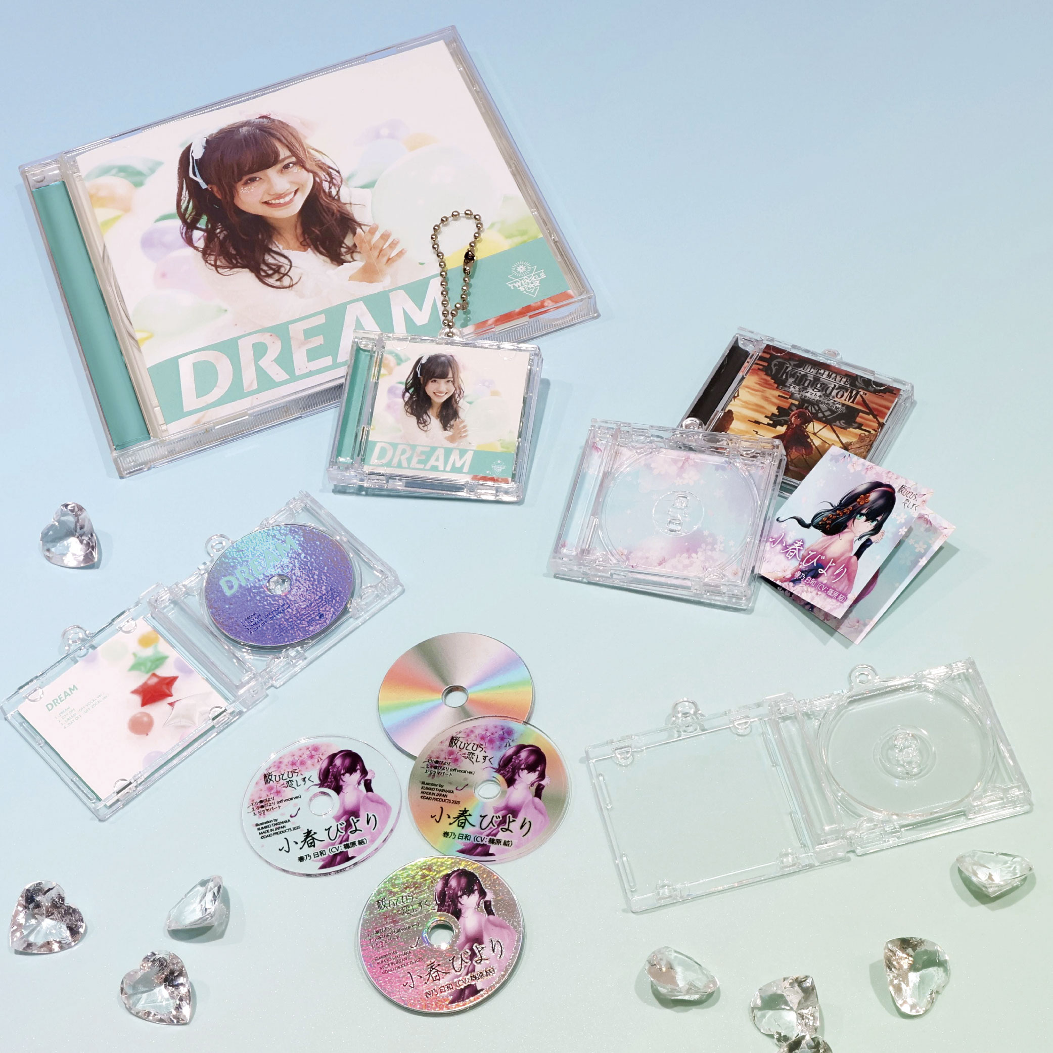 ミニCDケースキーホルダー - 3
