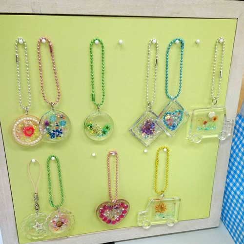 レジンアクセサリー　ワークショップ
