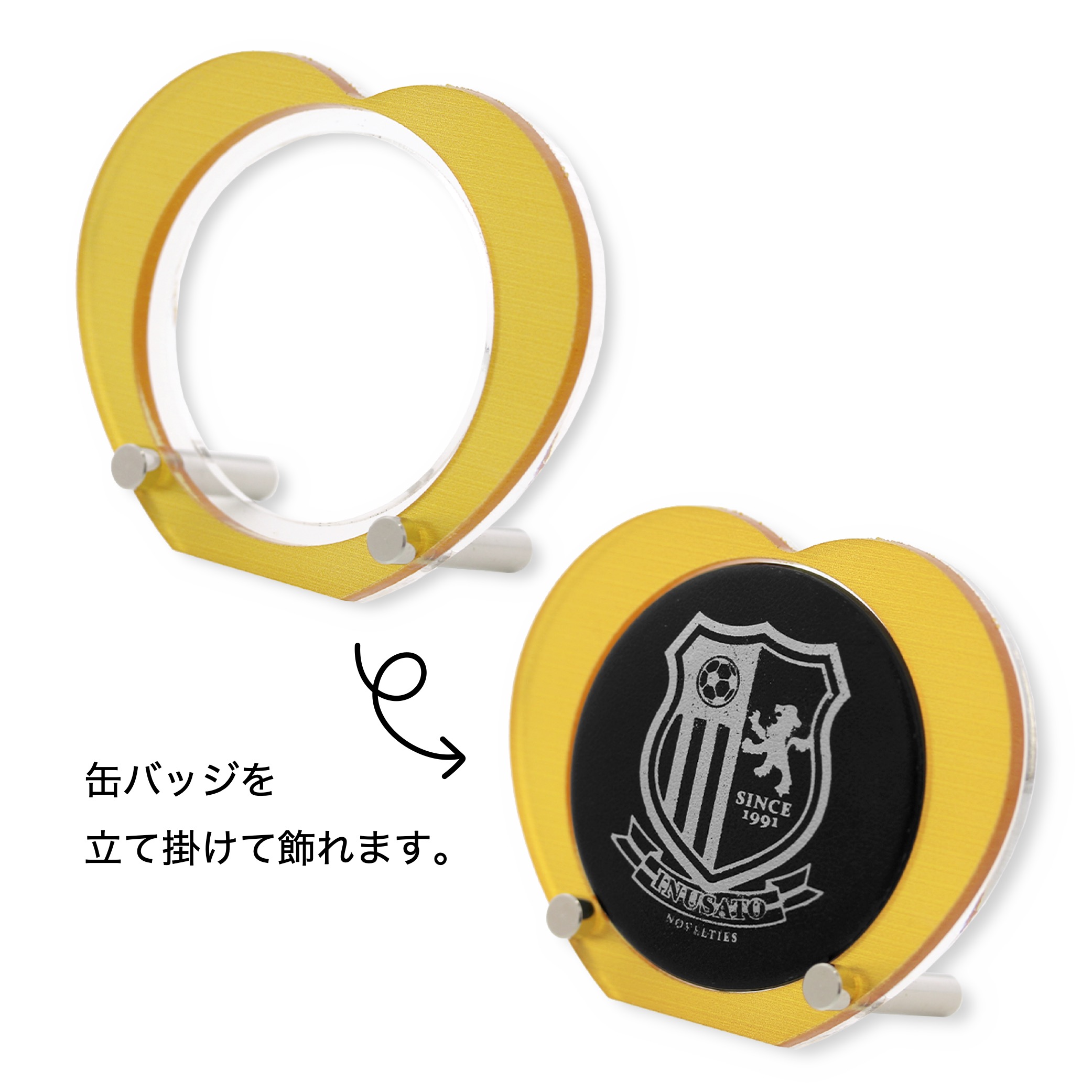 アクリル缶バッジスタンド◆ - 2