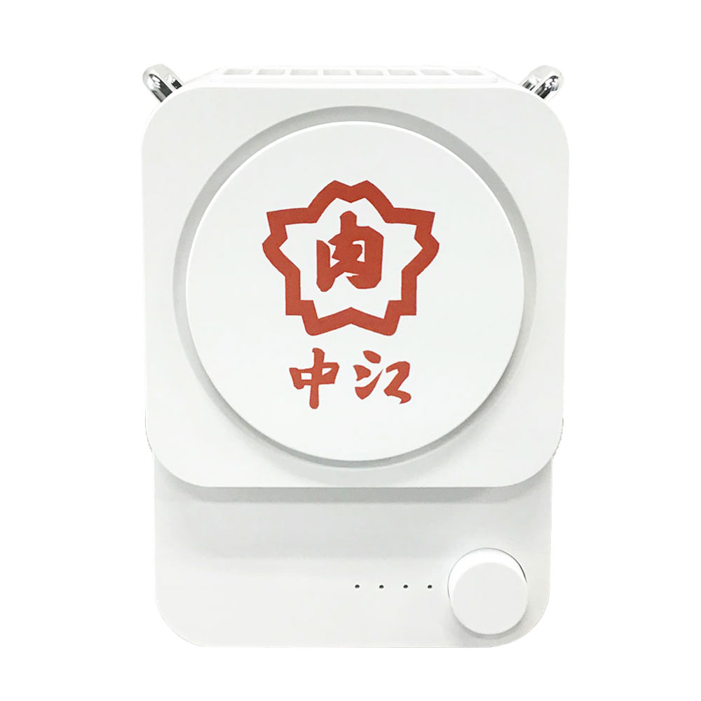 店名を名入れしたオリジナルの「ポータブルファン」