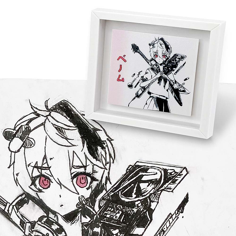 お子さんの手書きイラストから世界にひとつのグッズ制作